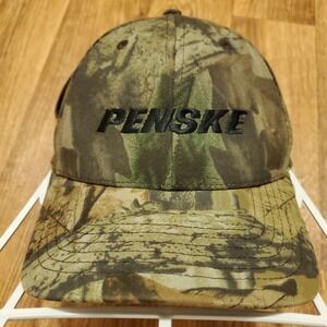 Penske Camouflage Hat Cap Men Strapback Green Realtree Cap America New